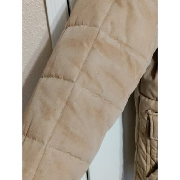 Vintage Cooper Sportswear Flight Bomber Jacket Fur Collar Puffer Coat Size 42 - Picture 6 of 16